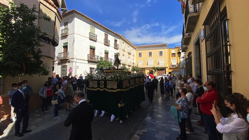 La Virgen del Pilar procesionará este miércoles por las calles de Berja