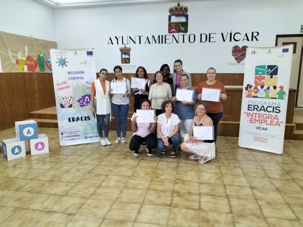 Clausurado el curso de Auxiliar de Ayuda a Domicilio celebrado en Vícar