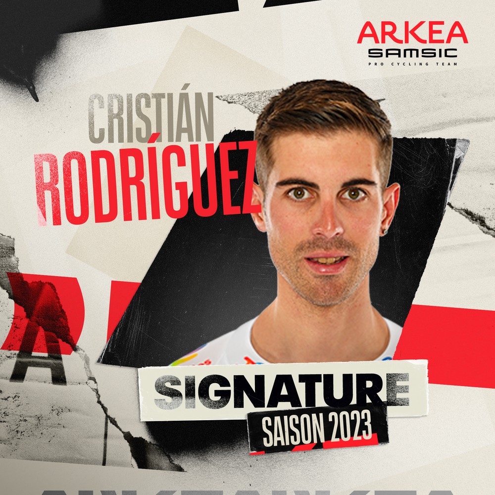 El ciclista ejidense Cristian Rodríguez ficha por el equipo Arkea-Samsic francés