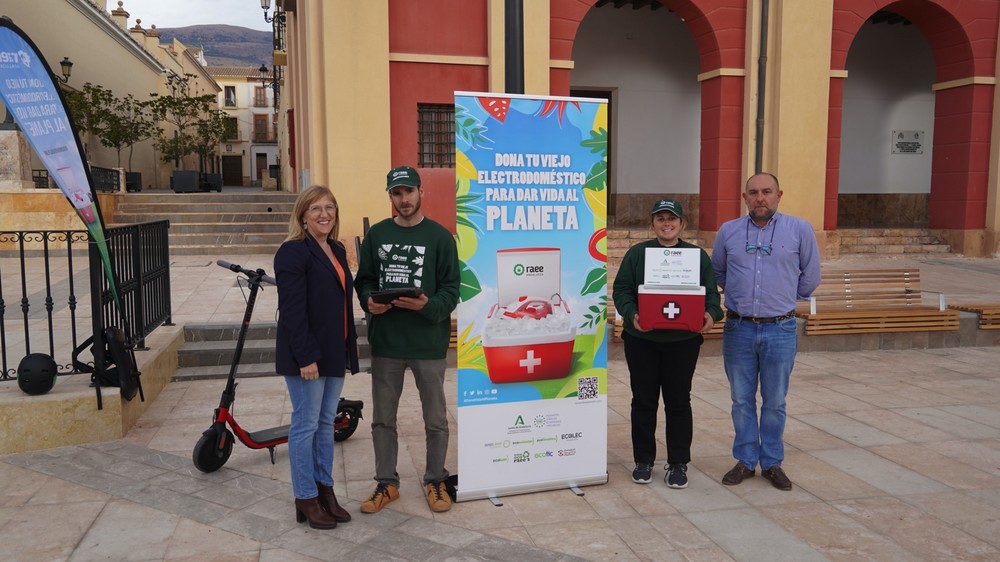 La campaña ‘Dona Vida al Planeta’ de RAEE Andalucía hace una parada en Berja