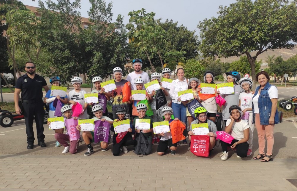 Más de medio millar de alumnos han pasado ya este curso por las clases de Educación Vial Escolar en Vícar