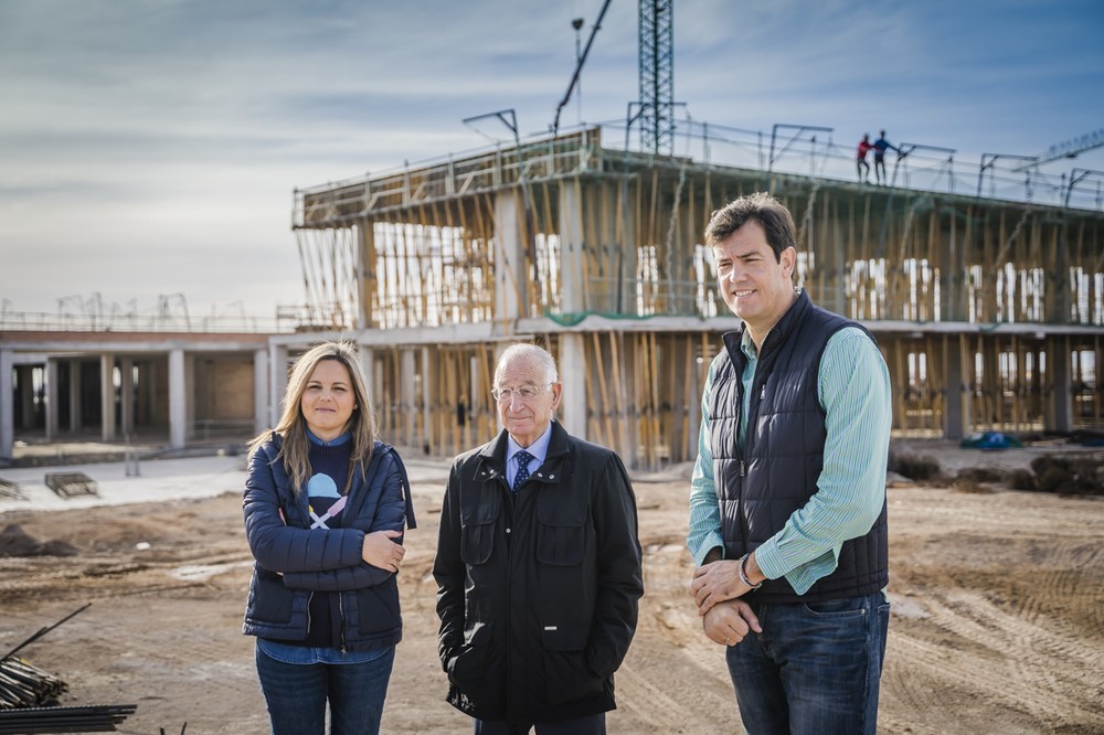 El PP subraya “el buen ritmo” de las obras del Hospital de Roquetas de Mar que ya alcanzan el 40% de ejecución