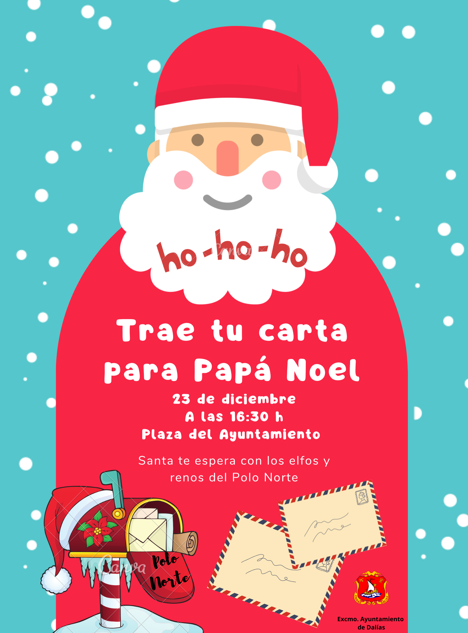 Dalías y Celín recibirán la visita de Papá Noel