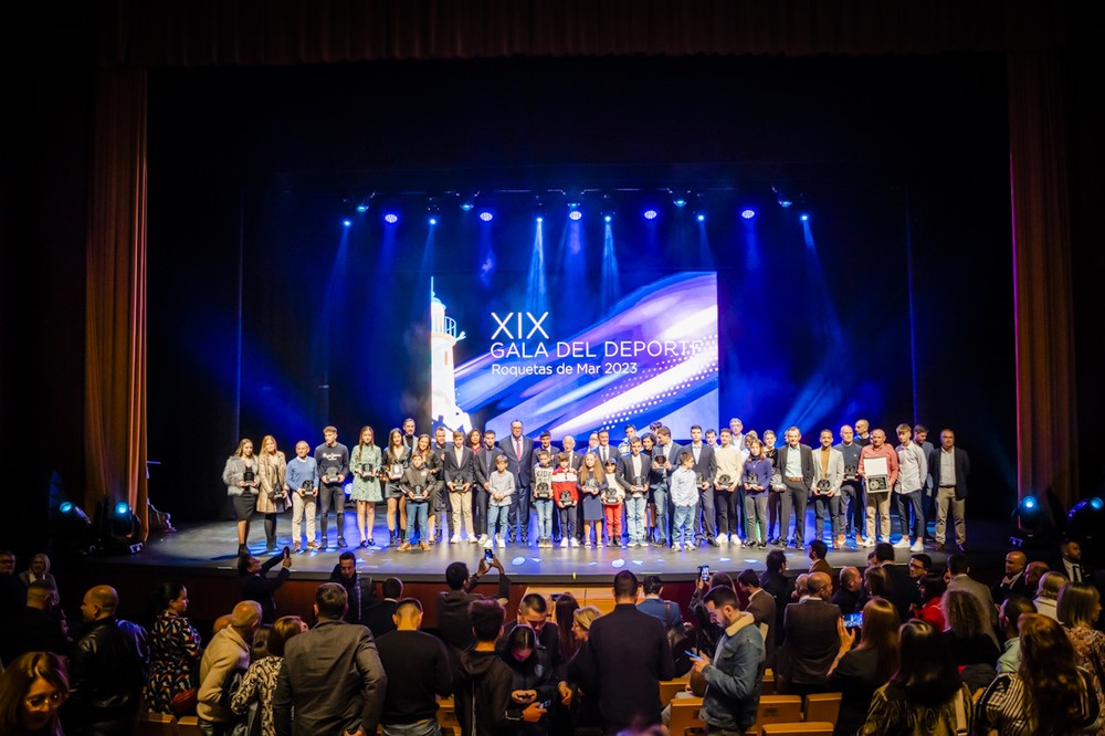 La XIX Gala del Deporte de Roquetas de Mar pone en valor el talento de todos los equipos y atletas del municipio