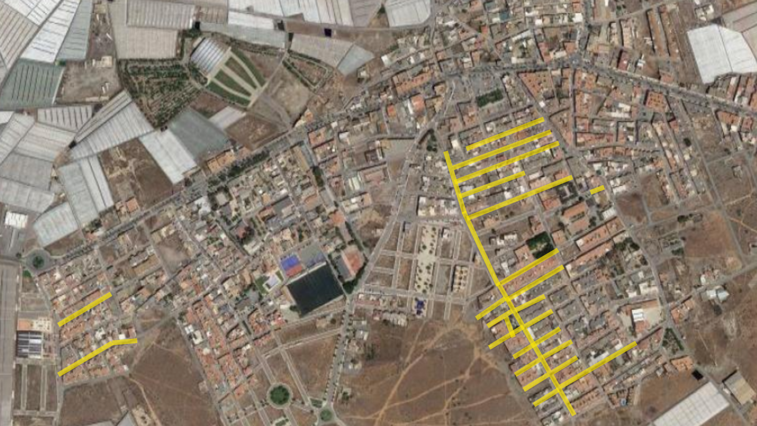 La Mojonera ultima el mayor plan de asfaltado municipal con dos proyectos que cubrirán buena parte del centro