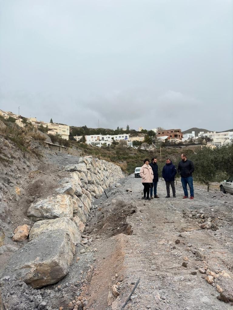 La Junta destina 118.000 euros a reparar caminos y alumbrado público dañados por fuertes lluvias en Enix