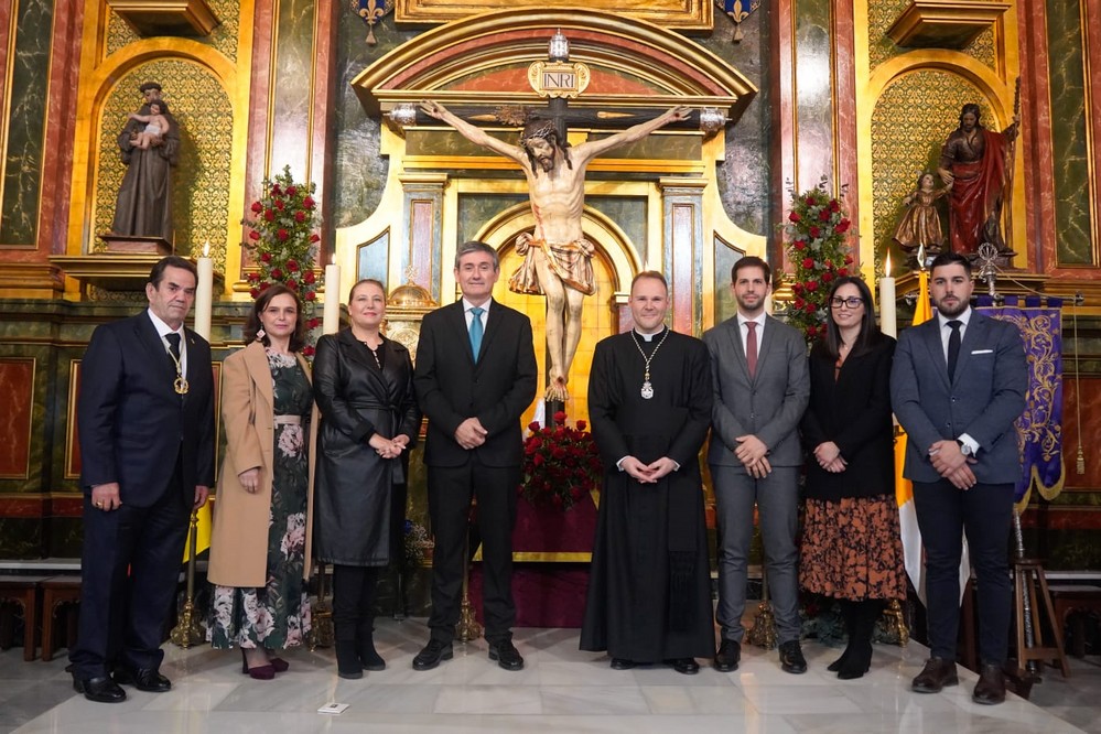 El Cristo de la Expiración regresa a Adra tras su restauración para celebrar su 400º Aniversario