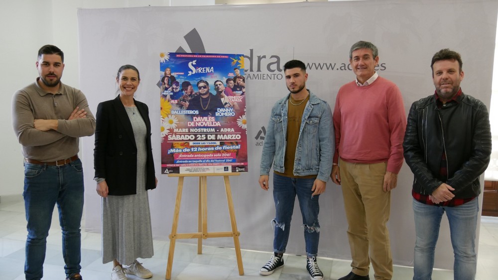 Los artistas locales Tony Martín y MaaCharly se suman al ‘Sirena Loca Fest’ de Adra