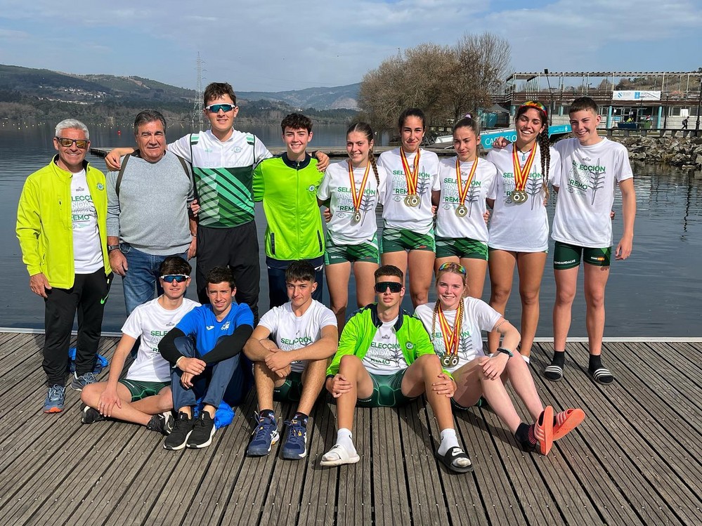 Tiempo Libre logra varios campeonatos de España con la selección andaluza de remo