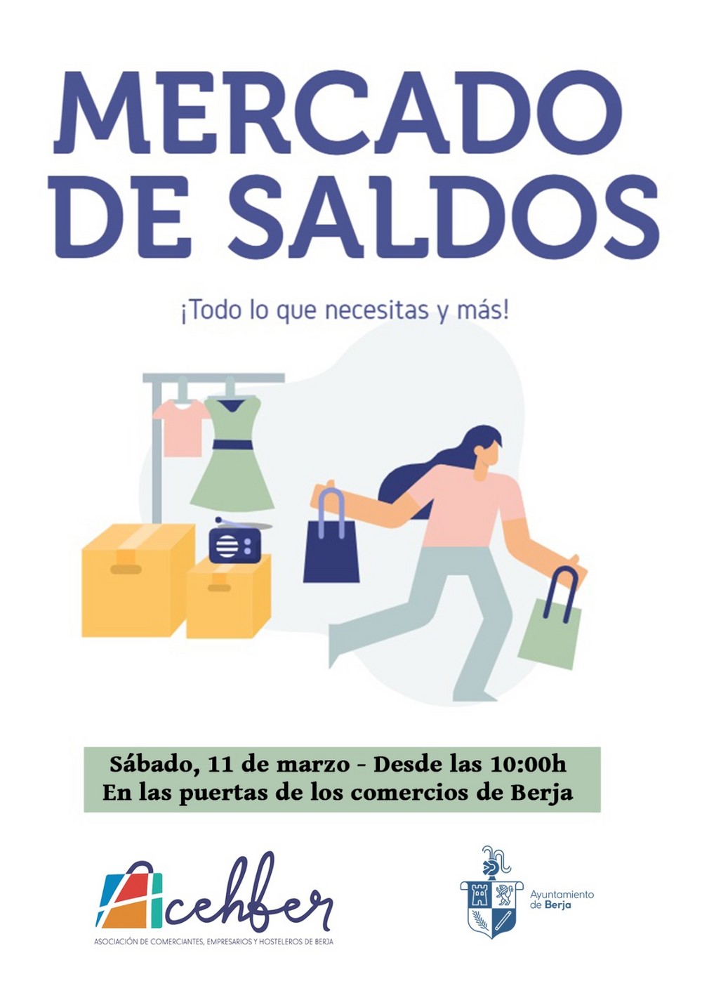 El Mercado de Saldos vuelve este sábado a las calles de Berja