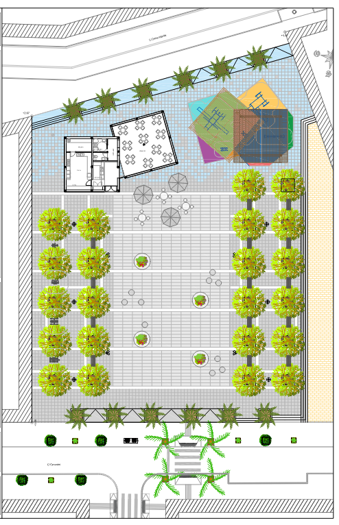 El proyecto de remodelación integral de la Plaza Antonio Mira incluye ambigú, juegos infantiles y zona biosaludable