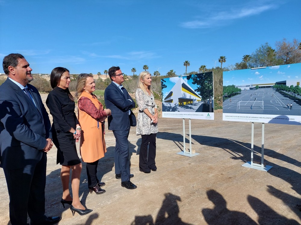 Del Pozo destaca la inversión en El Ejido de 6,5 millones en el nuevo IES de la zona de Almerimar