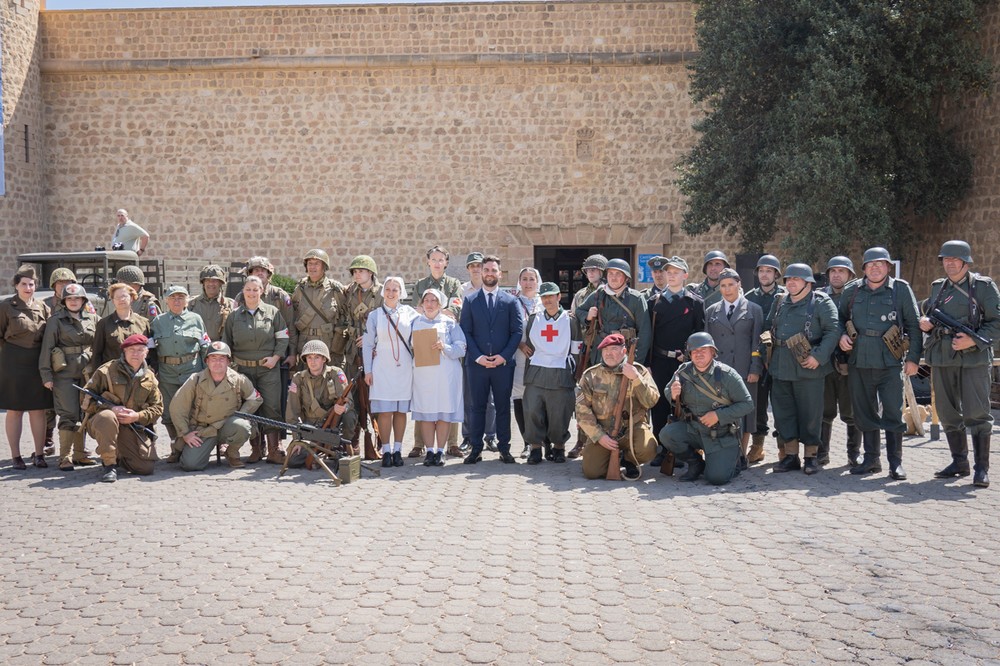 Roquetas vive un fin de semana recreando escenarios de la II Guerra Mundial en el entorno del Castillo