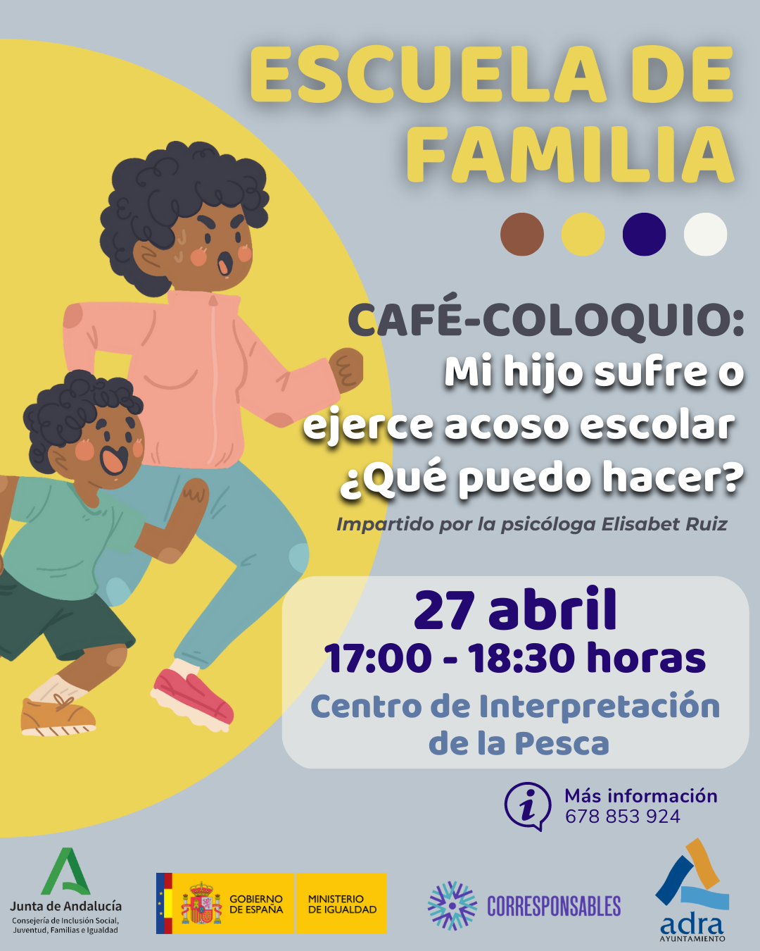 Celebrado el coloquio ‘Embarazo, todo un reto’ de la Escuela de Familia de Adra