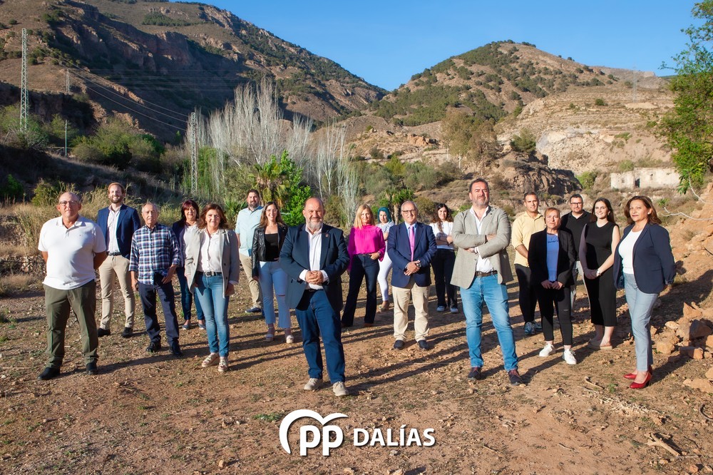 Populares de Dalías presentan su candidatura encabezada por Francisco Lirola