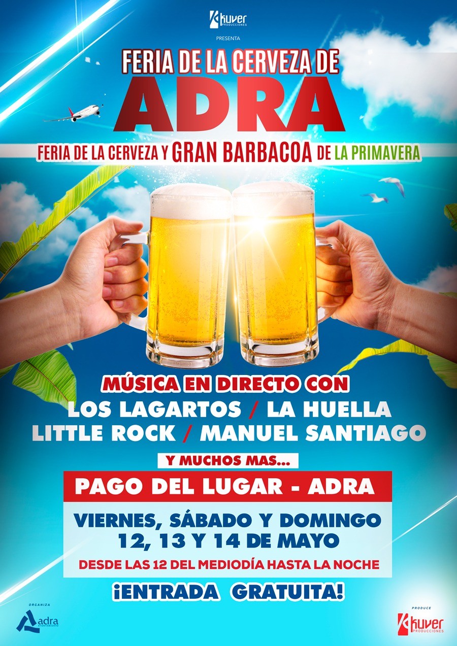 Adra se prepara para disfrutar de la Feria de la Cerveza y la Gran Barbacoa de la Primavera