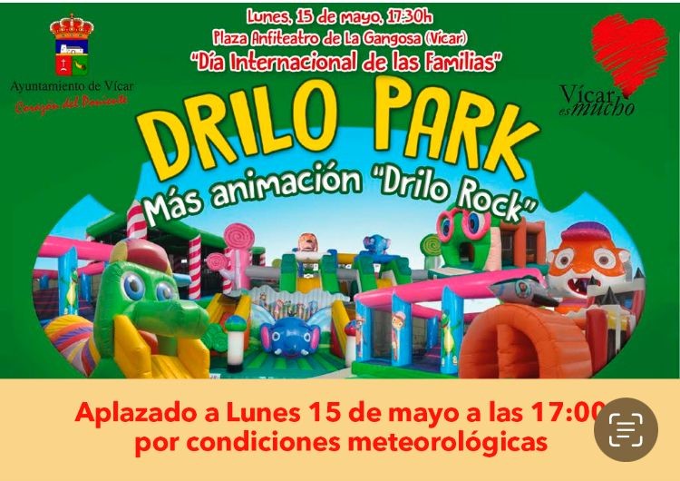 Los actos de celebración del Día de las Familias se trasladan al lunes