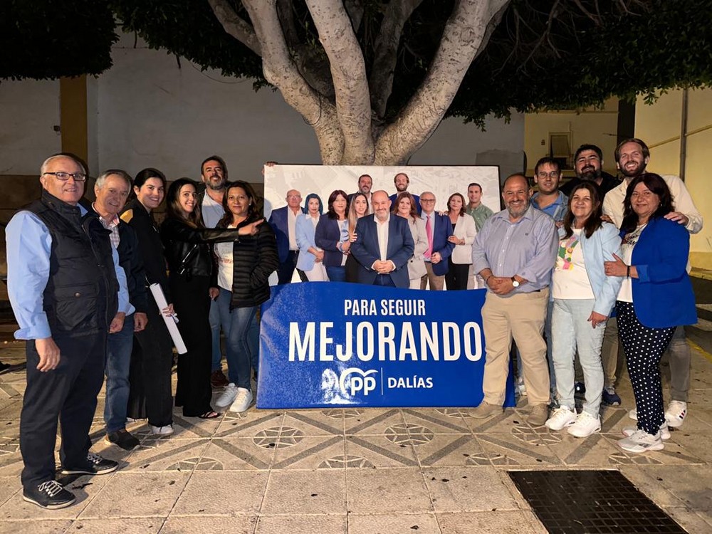 Francisco Lirola inicia campaña presentado el slogan y candidatura de los populares dalienses