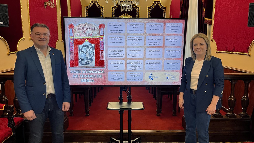 Berja celebrará las XXXII Jornadas de Teatro del 23 de mayo al 17 de junio
