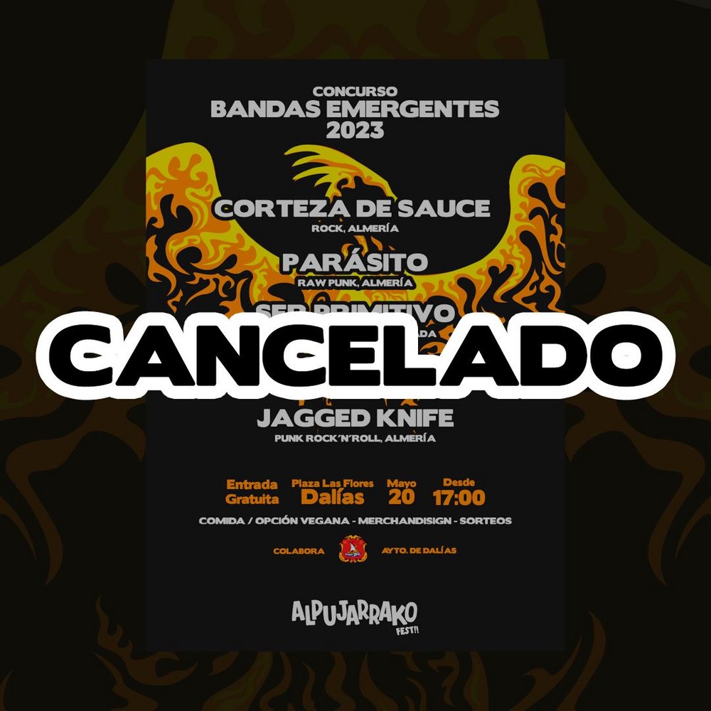 Cancelado el Concurso de Bandas Emergentes del Alpujarrako Fest