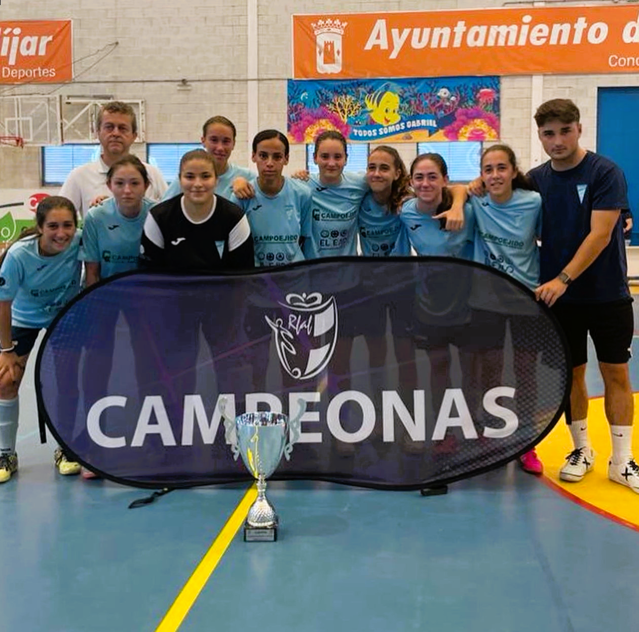 El Poli Ejido cadete/infantil femenino de fútbol sala gana la Supercopa de Almería