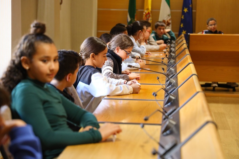 El alumnado del CEIP San Agustín, protagonista de un pleno infantil por el Día Internacional de los Derechos del Niño