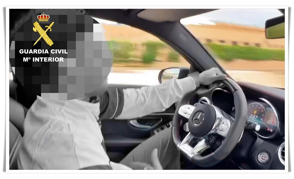 Pillan en La Redonda a un conductor a 247km/h por la A7 mientras se grababa para Instagram