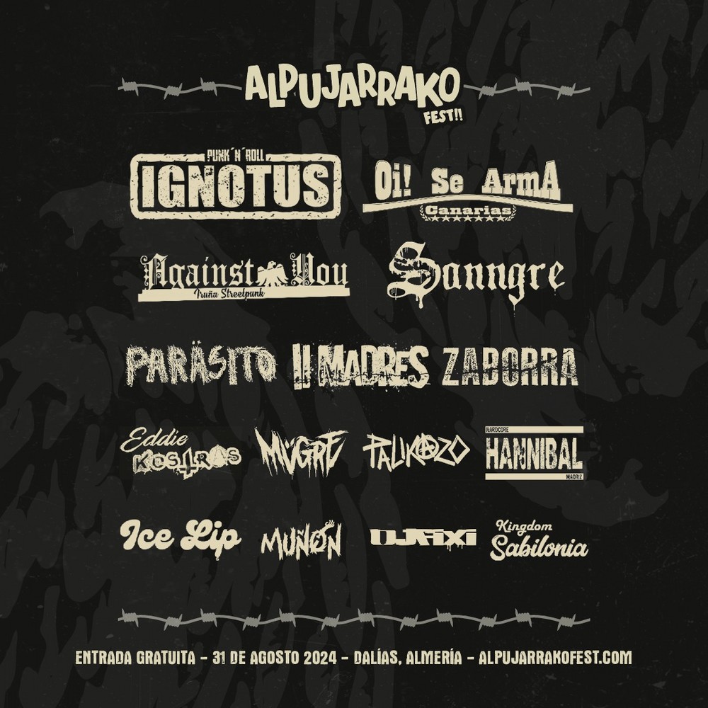 El Alpujarrako Fest cierra su cartel con la última tanda de confirmaciones