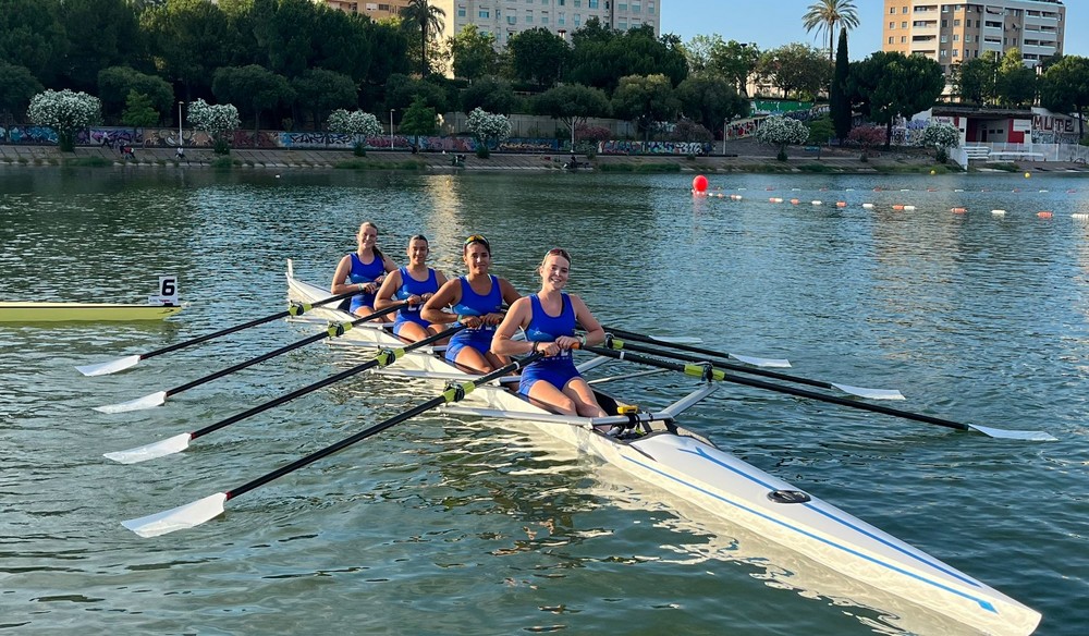Tiempo Libre gana dos oros y un bronce en el Campeonato de España de remo olímpico