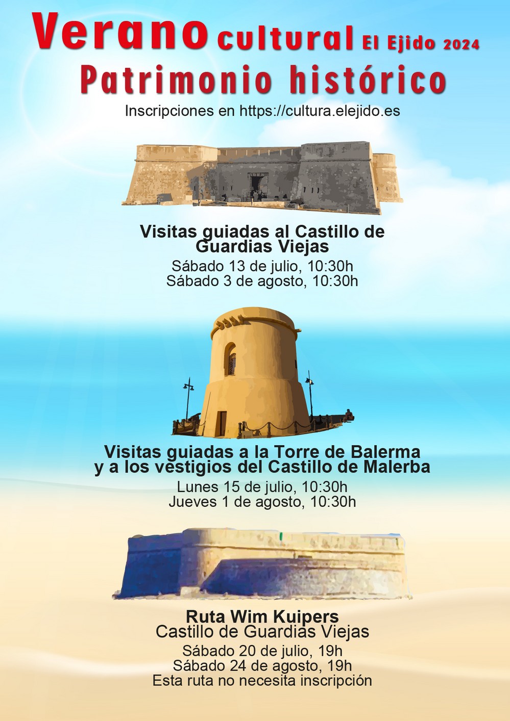 El Ayuntamiento propone durante el verano rutas y visitas guiadas para divulgar el patrimonio histórico-cultural de El Ejido