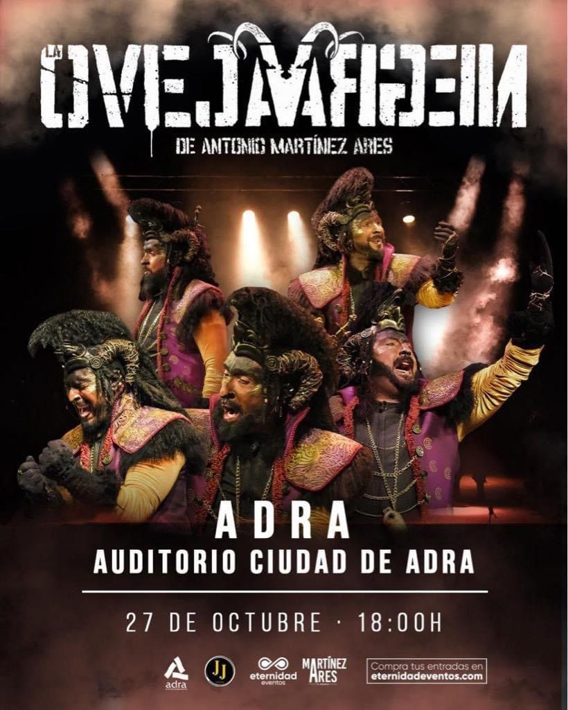 Últimas entradas en Adra para disfrutar el 27 de octubre de la comparsa ‘Oveja Negra’ de Antonio Martínez Ares