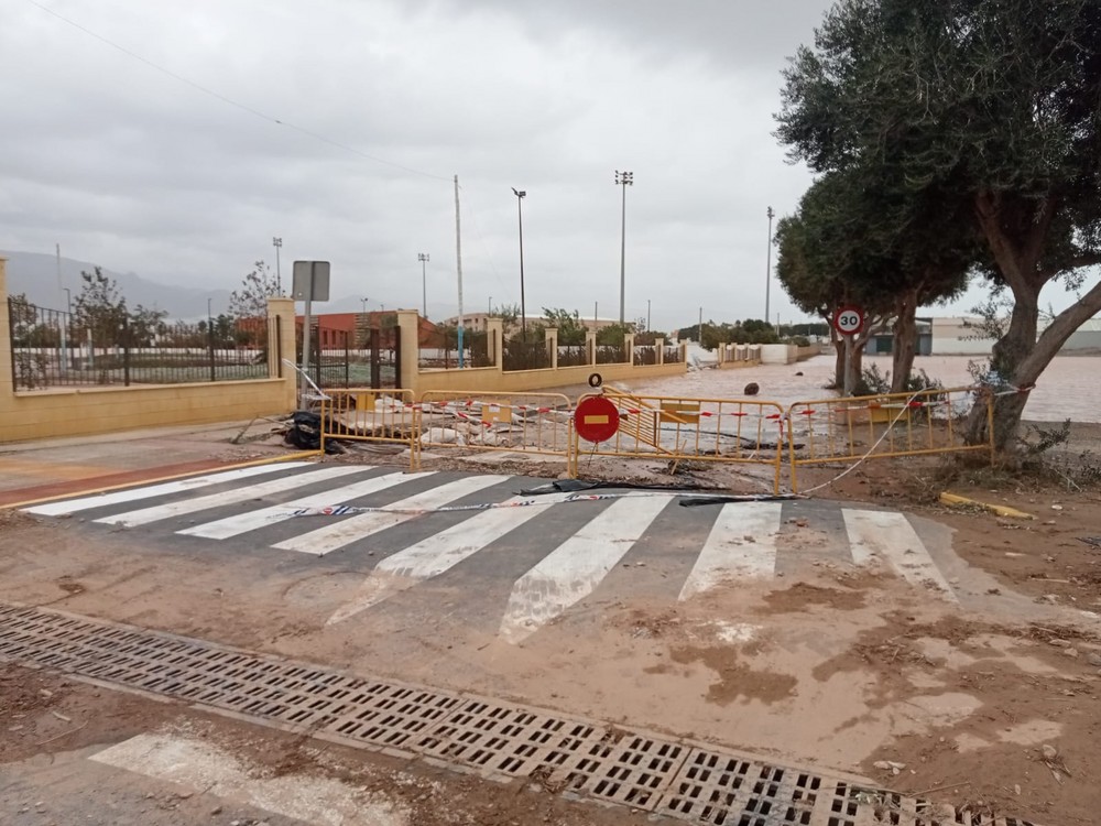 La primera valoración de daños ocasionados por la DANA en El Ejido en espacios públicos, edificios e instalaciones municipales asciende a más de 6.8 millones de euros