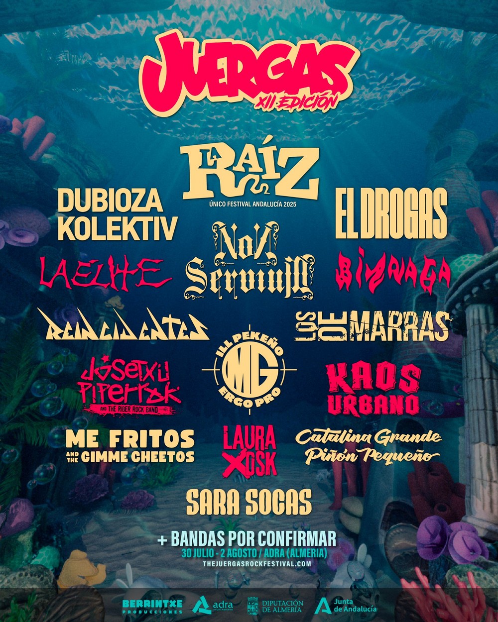 The Juergas Rock llega a la Navidad con un nuevo adelanto de cartel