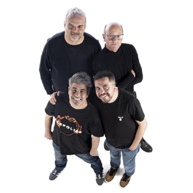 Paco Calavera, Pepe Céspedes, Álvaro Vera y Kikín Fernández presentan ‘Cómicos fin de año’ en Roquetas